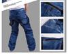 Windproof Waterproof Jeans-Style Ski Pants: Thick, Warm, and Wear-Resistant Cotton Fabric.