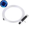 USB Chargeable Blue LED Fiber Optic Whip Dance Whip Glowing Hand Rope Flash Whip Atmosphere Props for Dance Festival Party