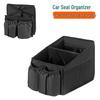Многофункциональный складной органайзер для автомобильного сиденья с ручками - Портативный и надежный.