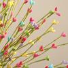 Искусственная гирлянда из ягод Ручная работа Пастельные ягоды Easter Pip Ягодные веточки Гибкие стебли для цветочных композиций Для пасхального стола
