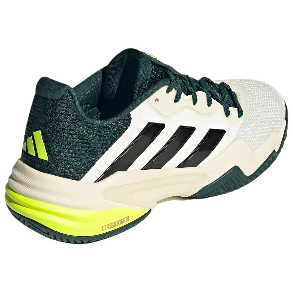 adidas Barricade 13 Удобные Универсальные Нескользящие Прочные Низкие Теннисные Кроссовки Мужские Кроссовки Белые Зеленые JH5129
