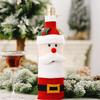 Christmas Wine Bottle Set Santa Snowman Wine Bottle Cover Bags for Christmas Party Dinner Table Ornaments New Year Decors Gifts