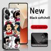 Cute Mafalda Girl Fashion Pattern Phone Case For Redmi Note 14 13 12 11 Pro Plus S 5G 14C A3 Soft Black Phone Cover