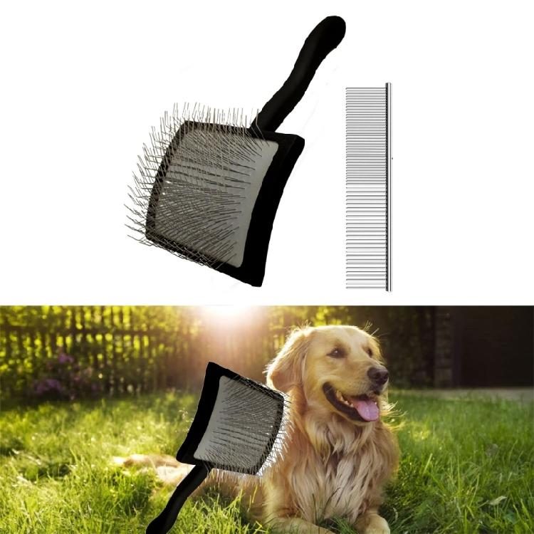 Щетка-грабли для вычесывания подшерстка собак, парикмахерский инструмент для массажа собак
