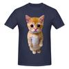 Unisex El Gato Sad Kitten Funny Meme Sad Crying Munchkin Cat Trendy 2026 T Shirt Streetwear Plus Size Cotton Sleeve T Shirts