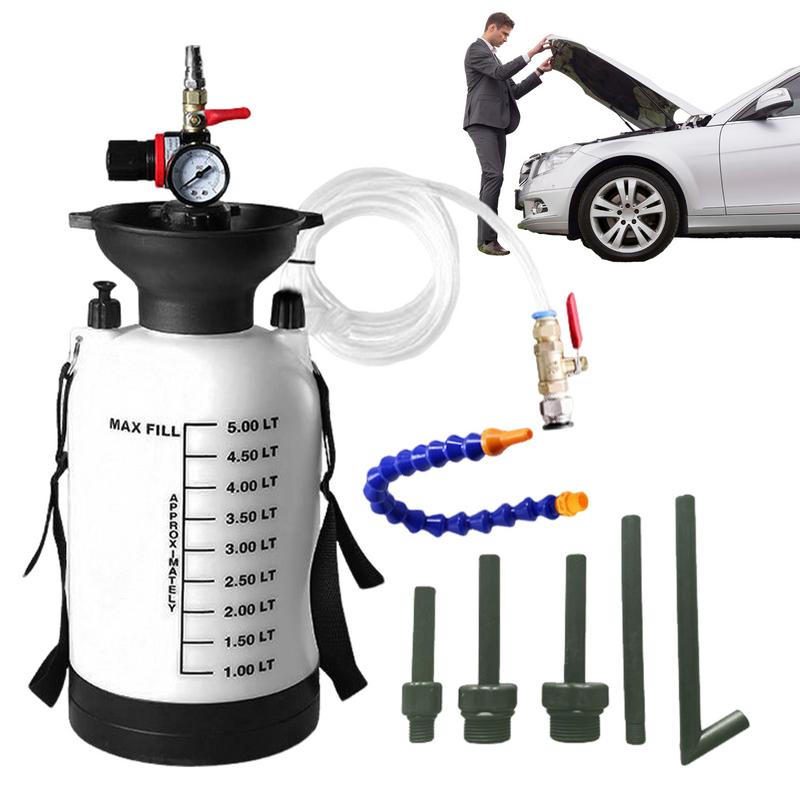 5L Car Fluid Pump Automotive Portable Transmission Fluid Pump Kit Gearbox Oil Transfer System Automotive Fluid Transfer Pump