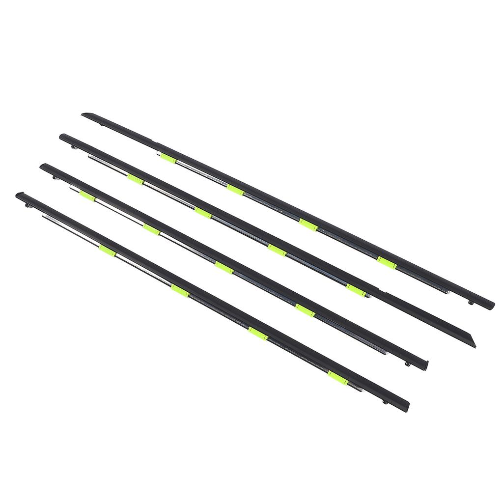 4 Pcs Car Door Window Weatherstrip Leakproof Windproof Reduce Noise 72410 S04 003 for Civic DX 4D 1996 To 2000