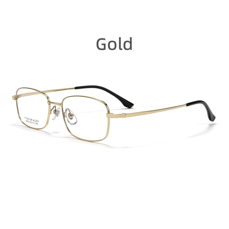 Retro Small Frame Ultralight Pure Titanium Glasses Frame Man Woman Unisex Square Business Optics Prescription Glasses