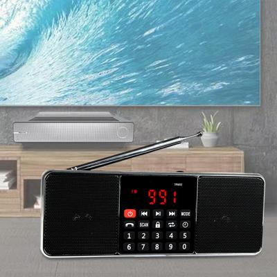 Retekess TR602 Цифровое радио Портативное светодиодный дисплей Громкая связь Стереодинамик FM/AM Совместимость с Bluetooth Радио
