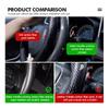For Mitsubishi 2PCS New Carbon fiber Car Steering Wheel Cover Non-slip Protector Sleeves Outlander Lancer Cross Colt Xpander