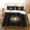 3D Digital Printing Luxury Quilt Cover Pillowcase Single Double Bed Household Textile Microfiber Soft Bedding Set 2/3 Pieces Gift