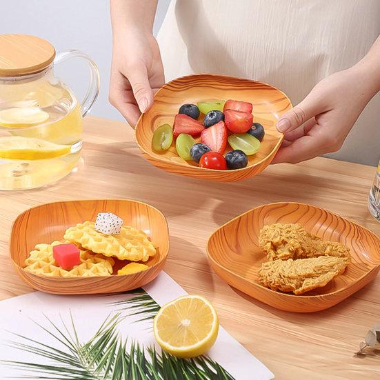 1 набор для хранения десертов, многоцелевых пищевых продуктов, прозрачной текстуры, легких закусок, подносов для сервировки, тарелок для сухофруктов