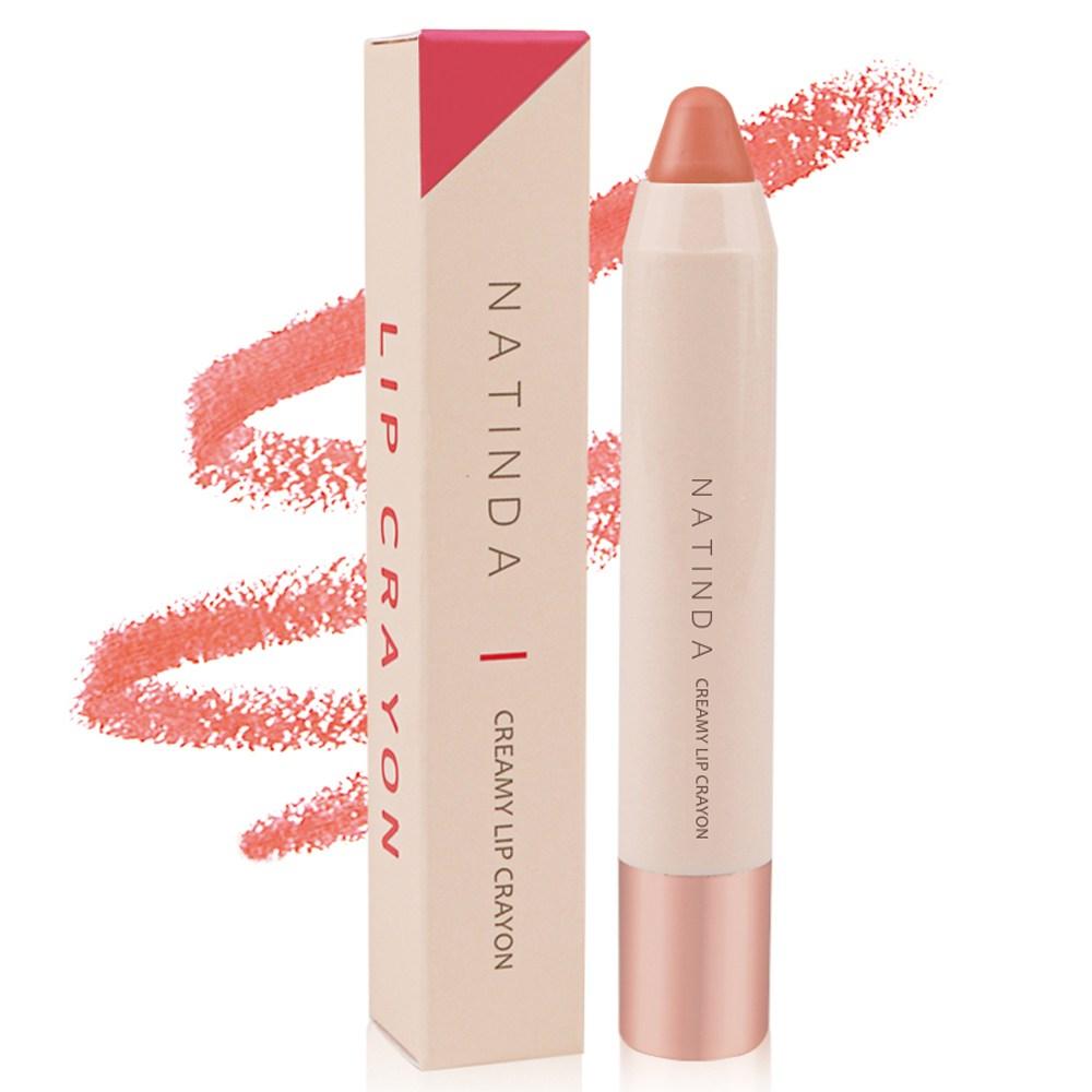 Карандаш для губ Natinda Creamy Lip Crayon 3 г, 01 Lovely Girl, 1 шт.