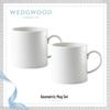 Wedgwood Geometric Bone China Mug Pair Gift Set