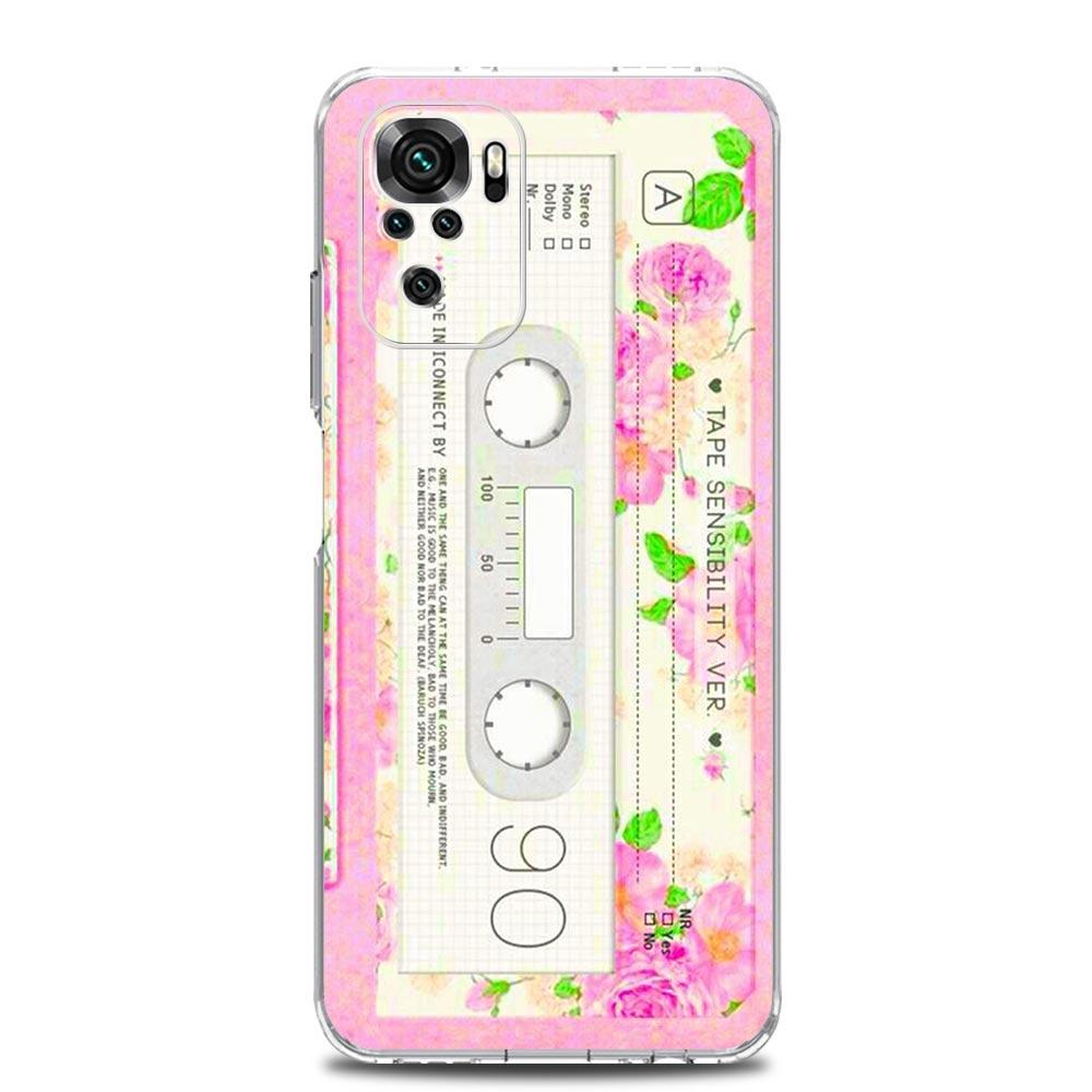 Чехол для телефона для Xiaomi Redmi Note 15 14 13 12 4G 10 11 Pro Plus 5G 14C 13C 12C 10C 7 Cover Ретро Винтаж Старая Кассетная Лента