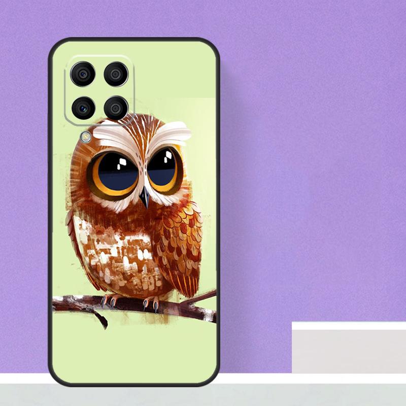 Милый мультфильм Сова для Samsung Galaxy M13 M33 M53 M12 M32 M52 M14 M34 M54 M20 M51 M21 M30s M31s M15 M55 чехол