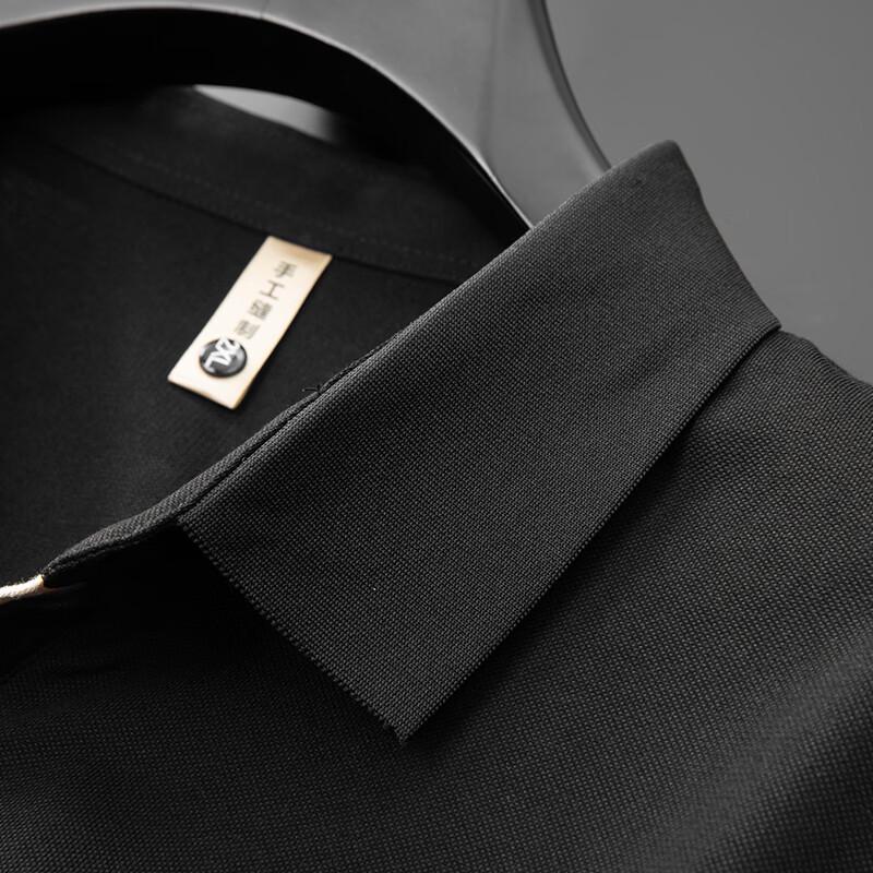 Мужская футболка-поло Dibenze большого размера с коротким рукавом