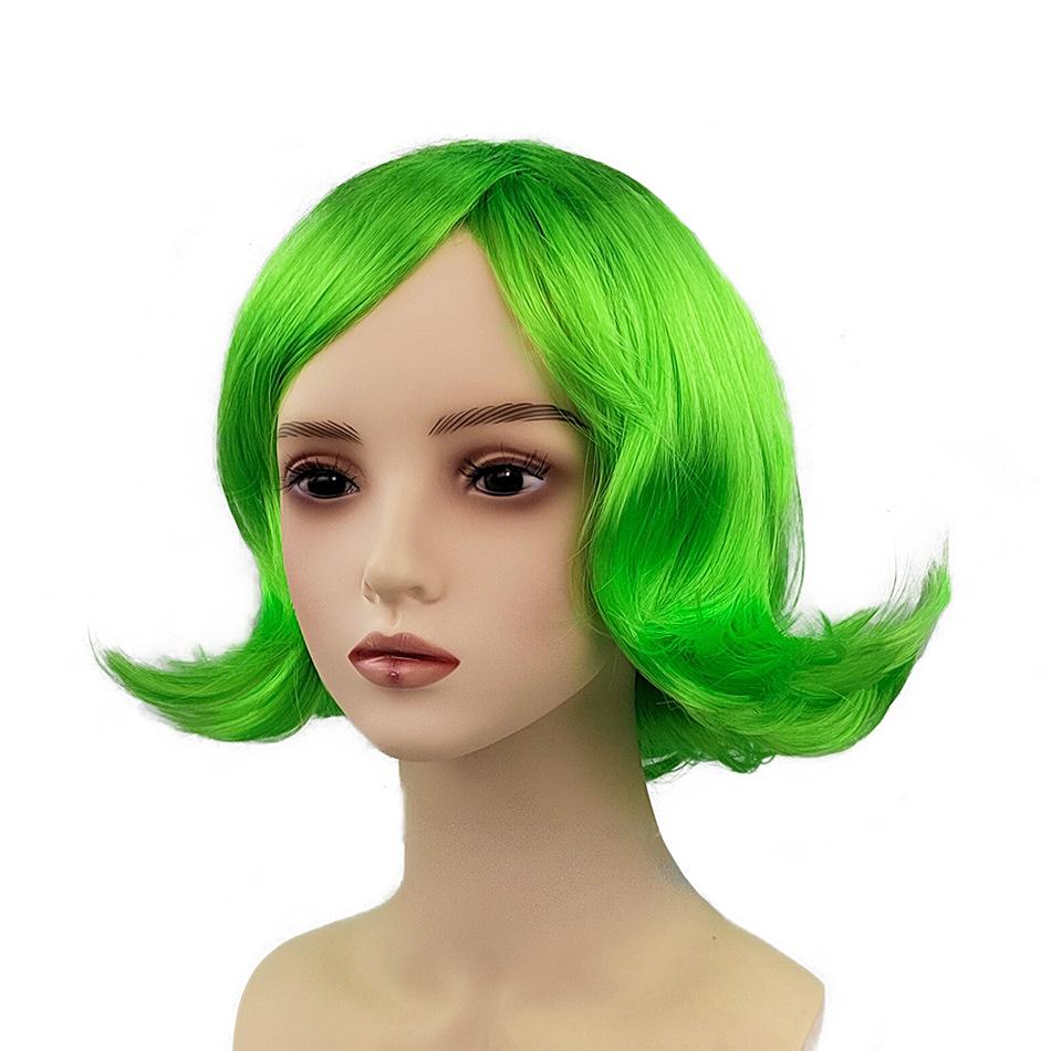 Girls Princess Wig Costume Accessories Kids Elsa Wednesday Rapunzel Jasmine Rumi Mira Zoey Joy Sadness Envy Children Headwear