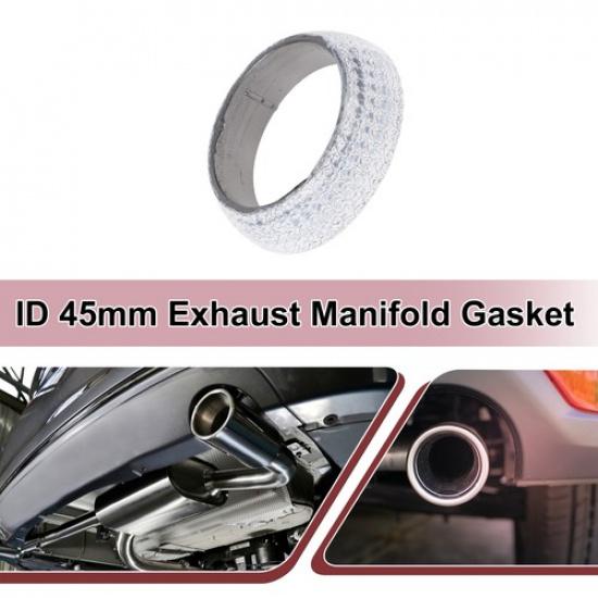 ID 45mm Exhaust Manifold Gasket Exhaust Donut Gasket Muffler Ring Graphite