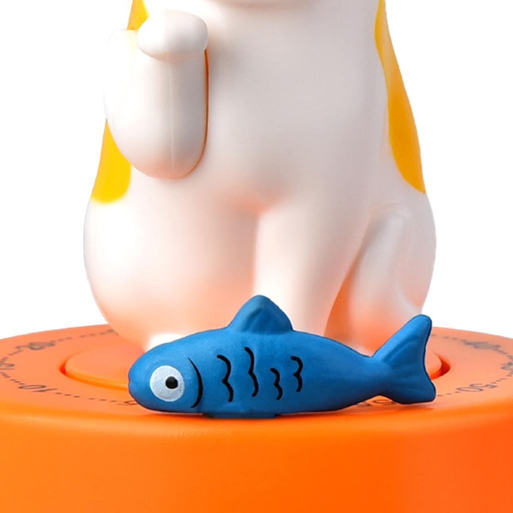 Милый мультяшный кухонный механический таймер с изображением животного, 60-минутный визуальный таймер обратного отсчета для праздничных подарков, для готовки, выпечки, учебы