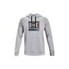 Rival Graphic Fleece Hoodie Men Tops Grey 1370349-011