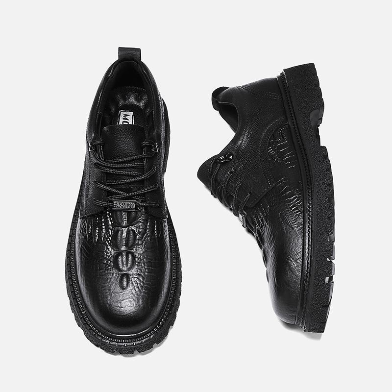 Мужская новая кожаная спортивная обувь на открытом воздухе, повседневная обувь, деловая кожаная обувь