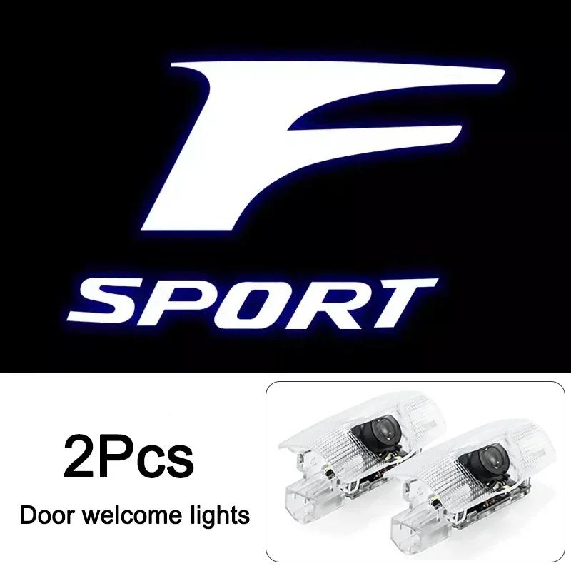 FIWB3 Lexus GROUP 2Pcs Car HD Led Door Welcome Light For Lexus LS LC RZ IS350 ES300 GS350 CT200h GX460 LX570 RX500h NX300 UX260