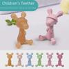 Silicone Baby Teether Toy - Puppy & Deer Design for Newborn Chewing Fun