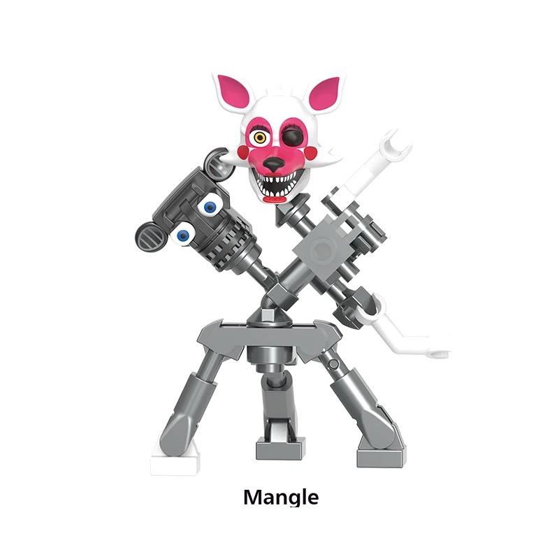 НОВЫЕ фигурки из игры FNAF Nights, мини-фигурки, конструктор, скелет, игрушки-триллеры, подарок, детские игрушки, форма, король