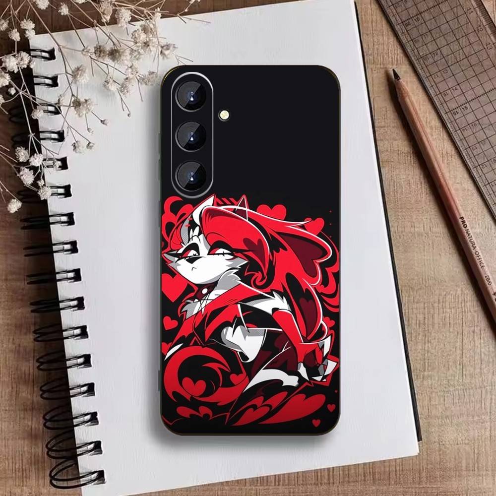 L-Helluva Boss Phone Case For Samsung Galaxy A73,A21s,A22,A31,A52,A53,A71,A41Soft Black Shell