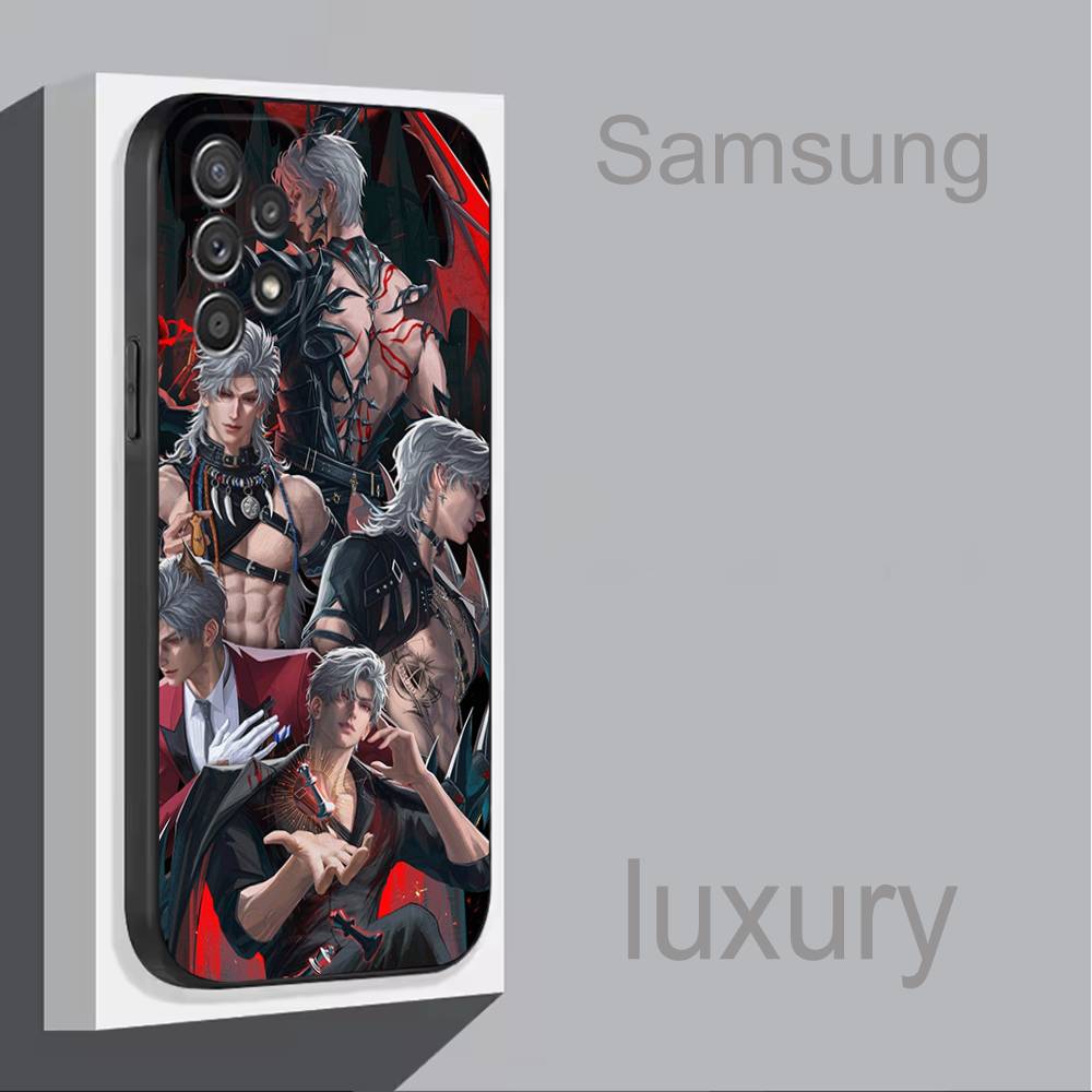 L-Любовь И D-Глубокий Космос Силуэт Для Samsung S 25,24,23,22,30,21,10,9,Ultra,Plus,Lite,FE,4,5G Чехол Для Телефона Черный Мягкий Чехол