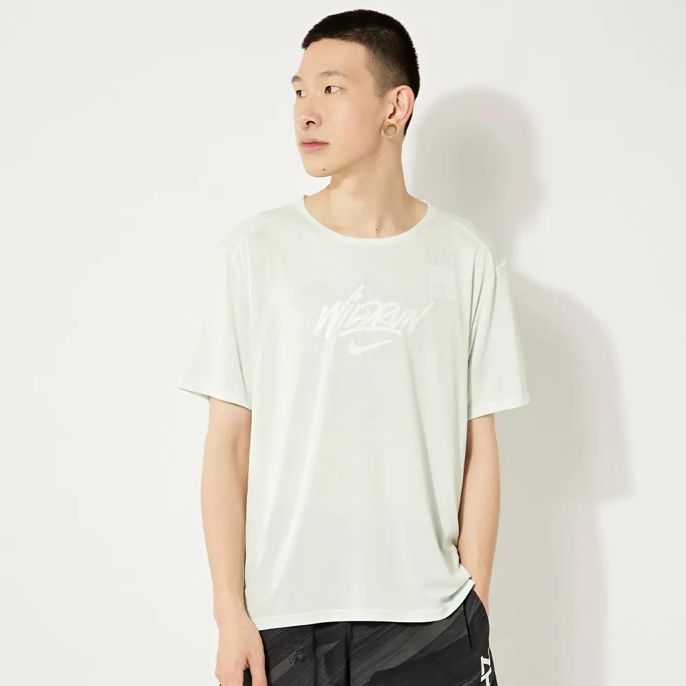 Nike Rise 365 Wild Run Running Повседневная футболка с короткими рукавами Мужские топы Свеже-зеленый DA1169-394