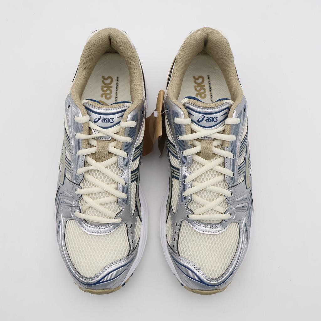 1201A019-105 Asics Gel-Kayano 14 Кремовый Чистое Серебро Шампанское Синий Белый (Мужской)