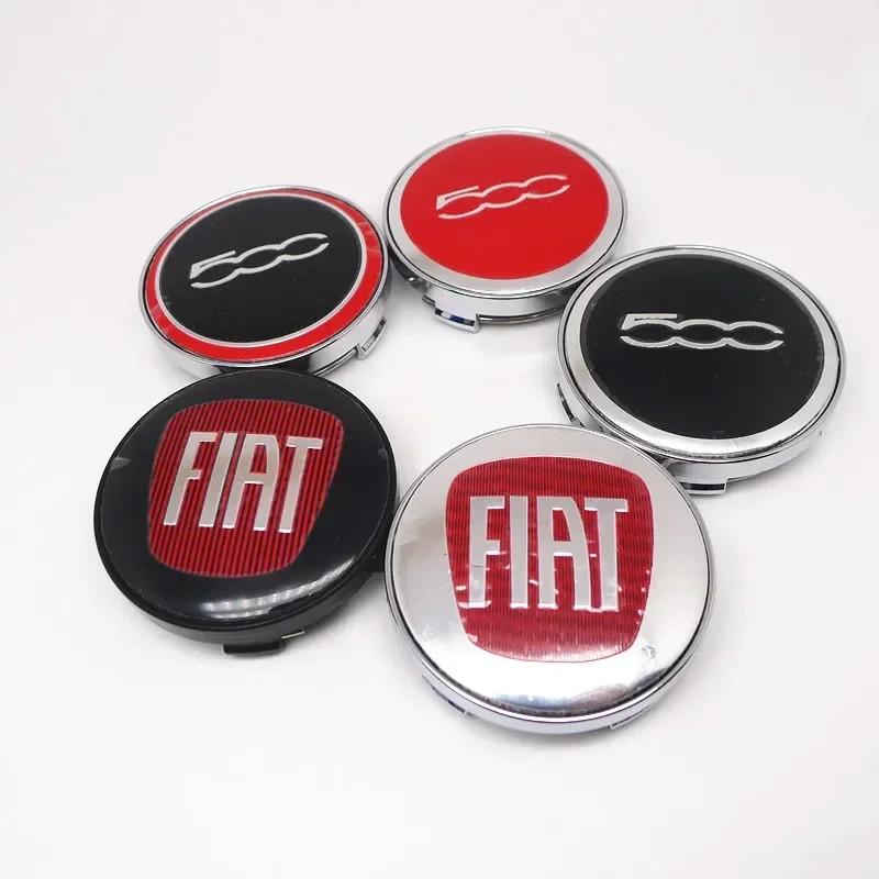 4 шт. 60 мм Для Fiat 500 Колпачки центральных ступиц колес Диски Пылезащитная крышка Колпачки Ступицы Для Punto Stilo Bravo Ducato Freemont 124 600