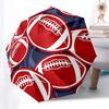 Football Patterned Umbrella: Automatic Opening & Closing, Portable Design, Ideal for Fans, Travelers, Everyday Use - Perfect Gift!1125113a