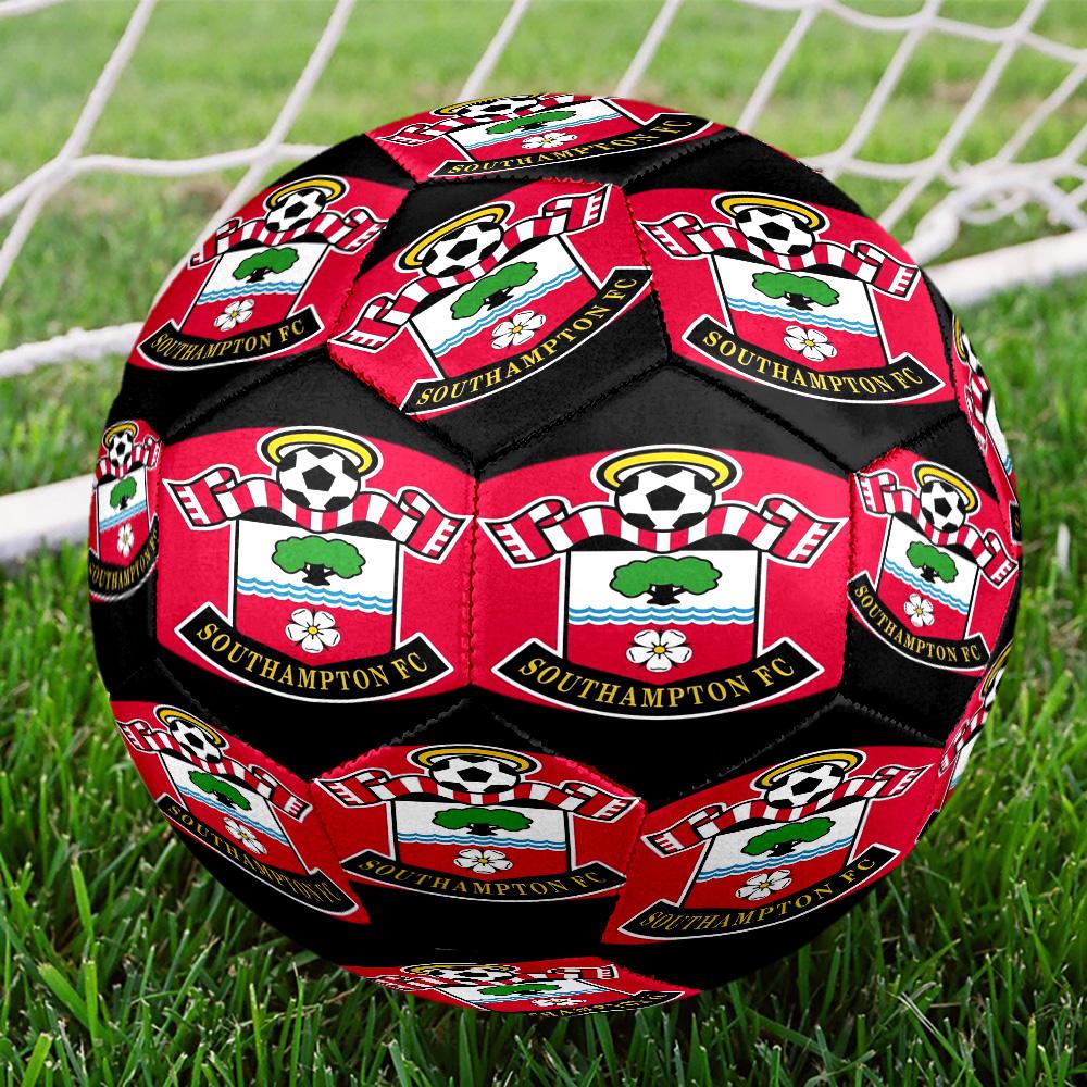 Fc Crest Design Printed Size 5 Soccer Balls, High-Quality, Anti-Slip, Protective Football, A Unique Gift , Birthdays, Christmas Gifts