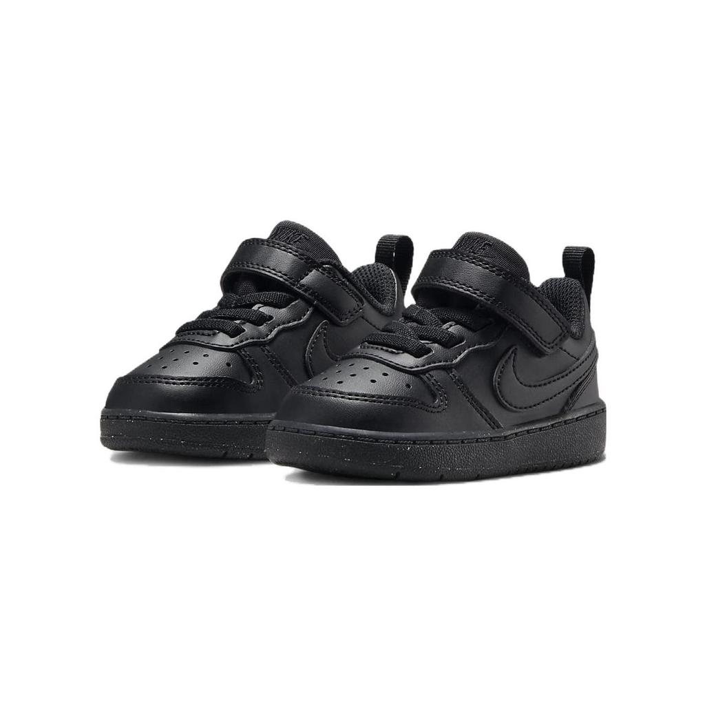 Nike Court Borough Low Recraft TD Тройные черные детские кроссовки DV5458-002