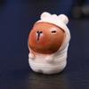 Halloween Capybara Ornaments Kawaii Resin Craft Desktop Decoration Mini Car Miniatures Figure Capybara Decor Party Guests Gift