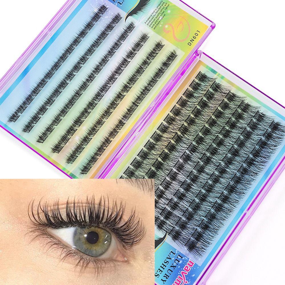 84 Clusters Thick Grafting Lashes Bold Definition Cluster lashes Eyelash Extension