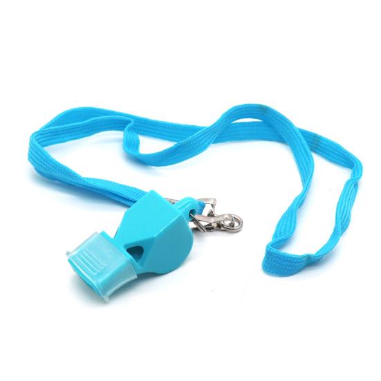 Свисток с шнурком и ручкой для рта. Пластиковый спортивный свисток. Громкий четкий звук. Свисток для тренеров, судей, тренировок, кемпинга, выживания в чрезвычайных ситуациях.