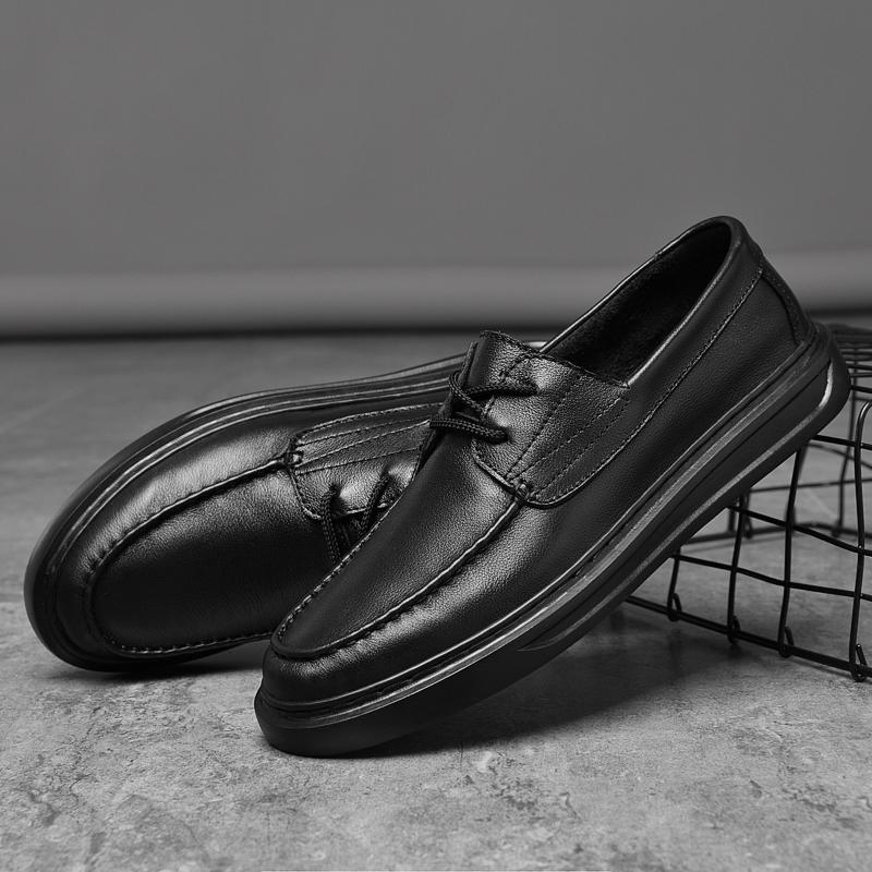 Genuine Leather Casual Shoes Man Luxury Designer Oxford Shoes Men Fashion Loafers High Quality Formal Dress White Men 'S Shoes