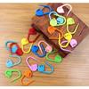Colored Mark Button Knitting Tools Crochet Wool Hand-made Accessories for Diy Sweater Knitting Open Crochet Doll