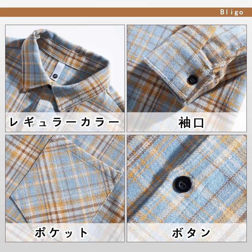 Рукав Блиго Клетчатая Летняя Свободная Рубашка с Нагрудным Карманом Оверсайз Идеально для Поездок на Работу или Мужская Рубашка 3/4, Стиль, Легкая, Посадка, На пуговицах