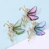 1Pcs Women's Rhinestone Sequins Brooch Pin Angel Brooch Gifts