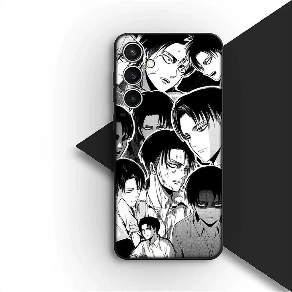 Чехол-обои Attack on titan levi для Samsung Galaxy S22 S21 S20 FE Ultra Plus A07 A15 A16 A17 A25 A37 A57 + Чехол для телефона