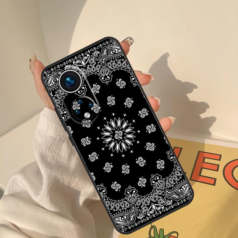 Королевский чехол-бандана в стиле пейсли для Honor Magic 8 Pro 7 6 5 Lite Чехол для Honor 200 400 50 70 90 X8a X8b X9a X9b X9c