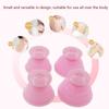 1 шт. Натуральный силиконовый баночный массажный стакан для тела, лица, шеи, глаз, вакуумный бак, уход за телом и лицом, антивозрастной косметический инструмент