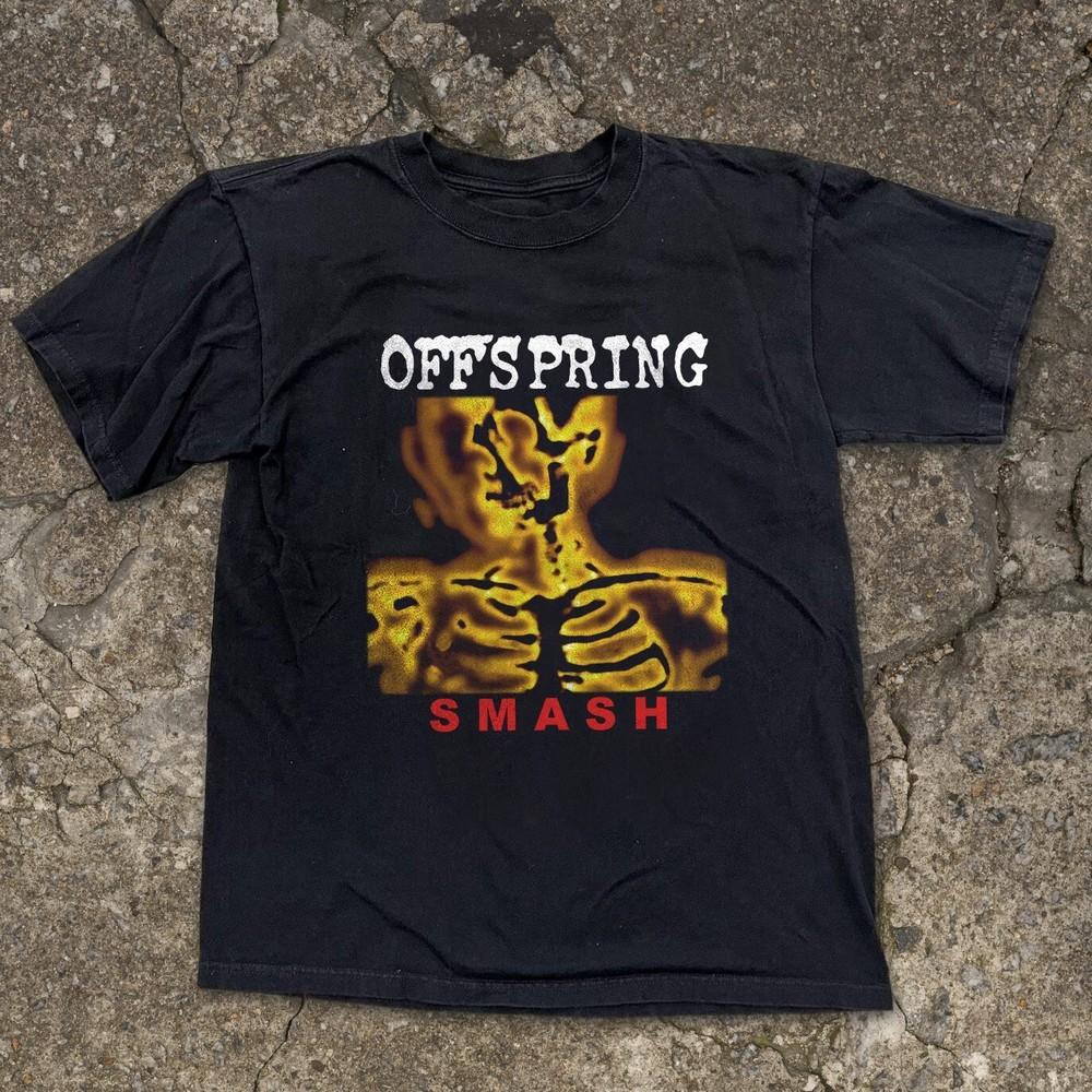 The Offspring Tee Smash Album Unisex Black T-shirt Size S-5XL Unisex T-Shirt