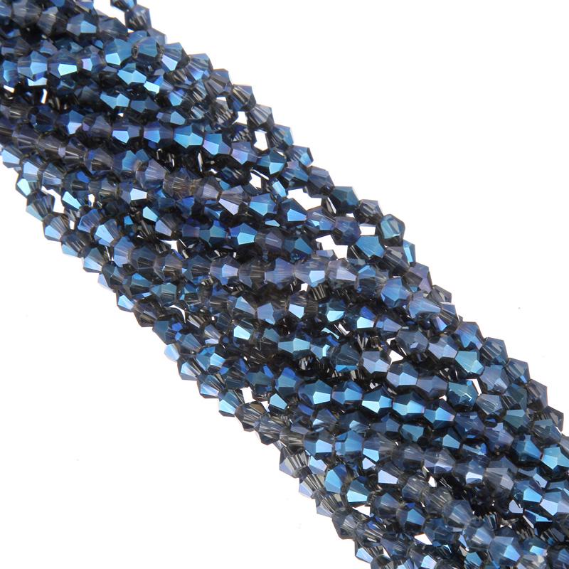 Простые модные 110 шт. свободные бусины для изготовления ювелирных изделий, биконусный браслет, ожерелье, хрустальная бусина 4 мм, сделай сам, для стороны AB, изысканные ювелирные изделия ручной работы