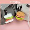 Cherry Cake Cute Burger Three Names Hot Dog Plush Toy Pendant For Bag Decor